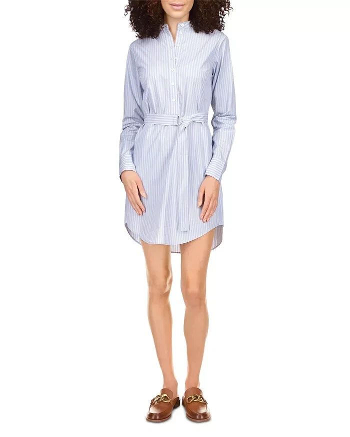 Michael kors sale striped shirt dress