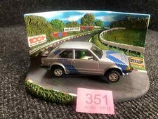 Vintage Scalextric XR3i Silver Ford Escort - With Mirrors 1:32 Slot Car - BT 351
