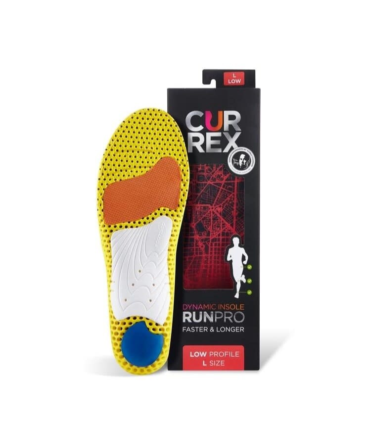 currex RUNPRO CHOOSE LOW MEDIUM HIGH PROFILE Dynamic Insole UNISEX SIZES