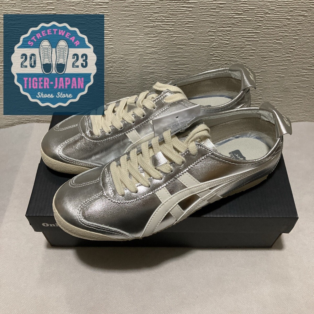 Onitsuka Tiger MEXICO 66 1183B566 021 SILVER/OFF WHITE Onitsuka Tiger MEXICO 66 1183B566 021 SILVER/OFF WHITE
