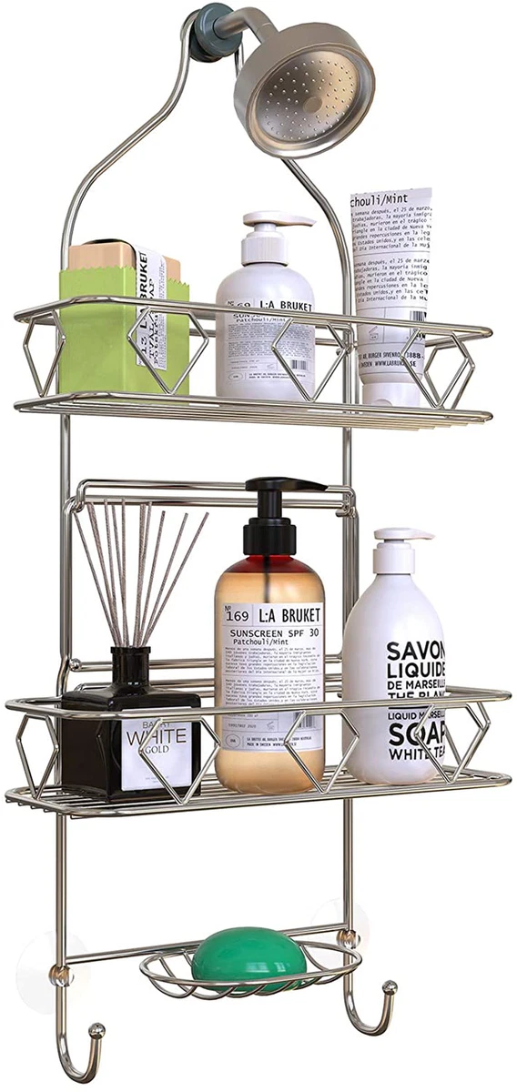 Lucalda Shower Caddy Detachable Hanging Shower Organizer 3-Tier