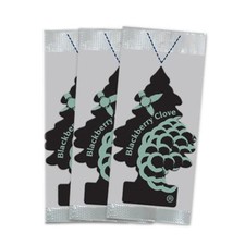 Little Trees Car Air Freshener 3-PACK Blackberry Clove 