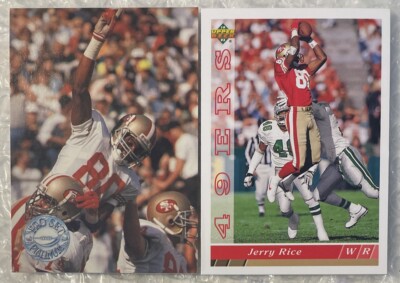 Jerry Rice Lot- 1991 Pro Set Platinum & 1993 Upper Deck | eBay