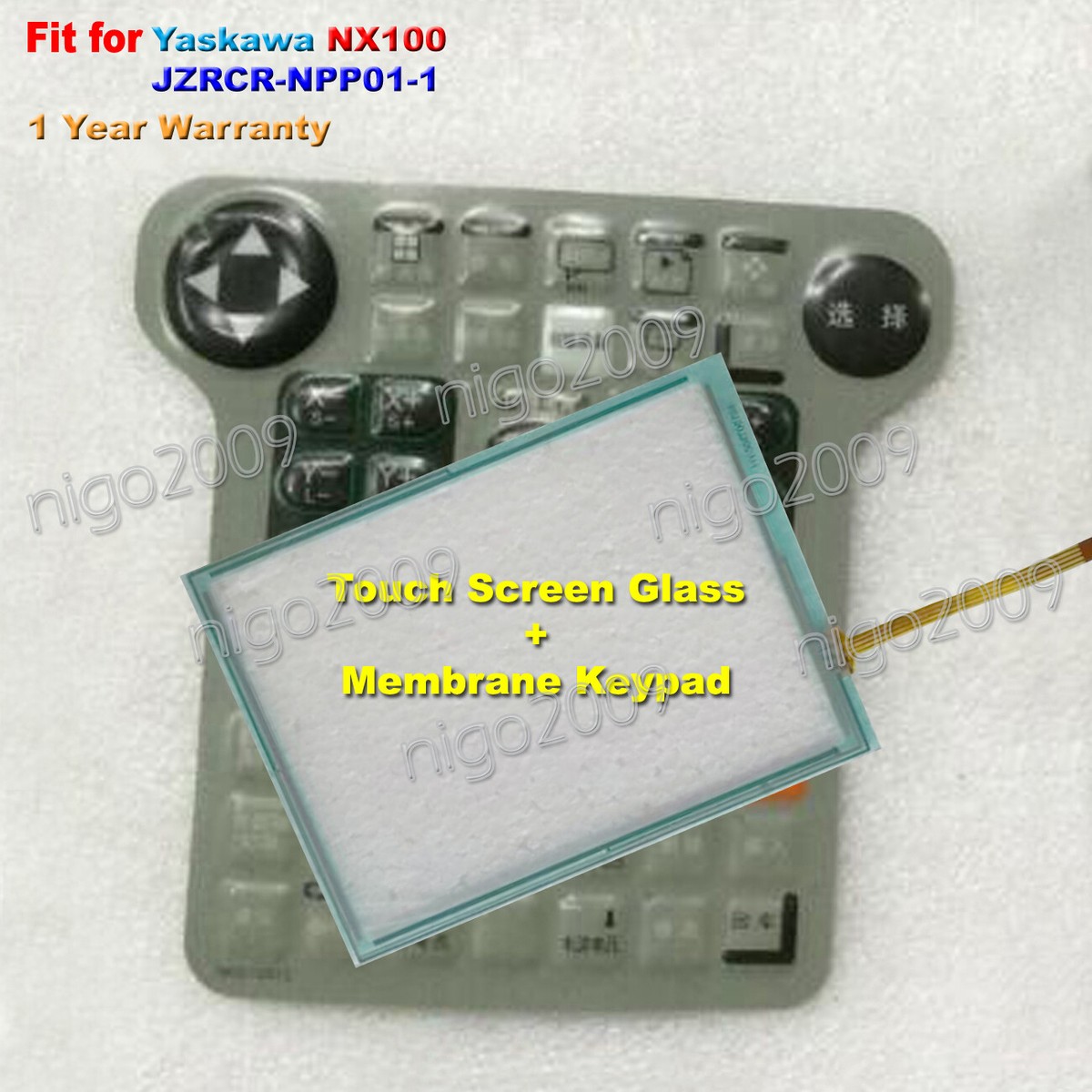 KTPPさん専用 For Yaskawa NX100 JZRCR-NPP01-1 Touch Screen Glass + Key Mask DHL