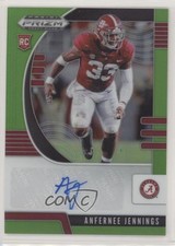 2020 Panini Prizm Draft Picks Rookies Neon Green /125 Anfernee Jennings Auto uk2
