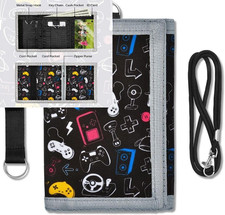 Kids Wallet for Boys, Boys Wallets 4-12 Trifold Game Console