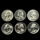 (6) 1964-PROOF Washington Silver Quarters-Uncirculated-Stunning Gem Examples