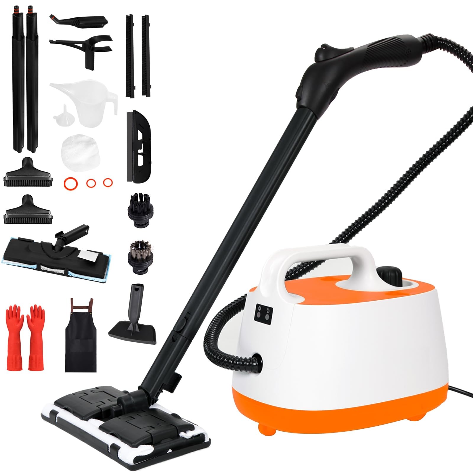 Multipurpose Steam Cleaner with 21 Accessories Heats in 5 Mins-image