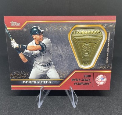 2021 Topps - Derek Jeter   Commemorative World Series Ring Relic#WSR-DJ Red /10