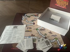 Arizona Trivia - Vintage z 1985 roku Ciekawostki Gra Kompletna z wyjątkiem 1 sztuki gracza