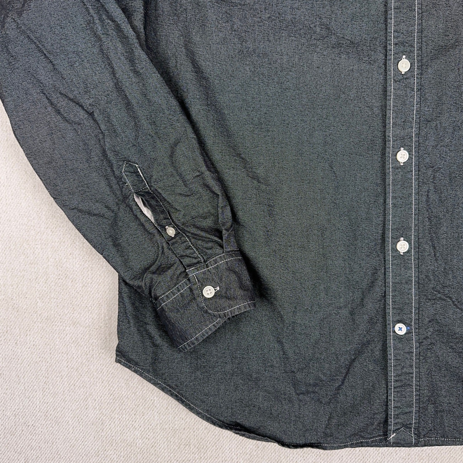 GAP Modern Solid Oxford Button Down Shirt Mens XL… - image 5