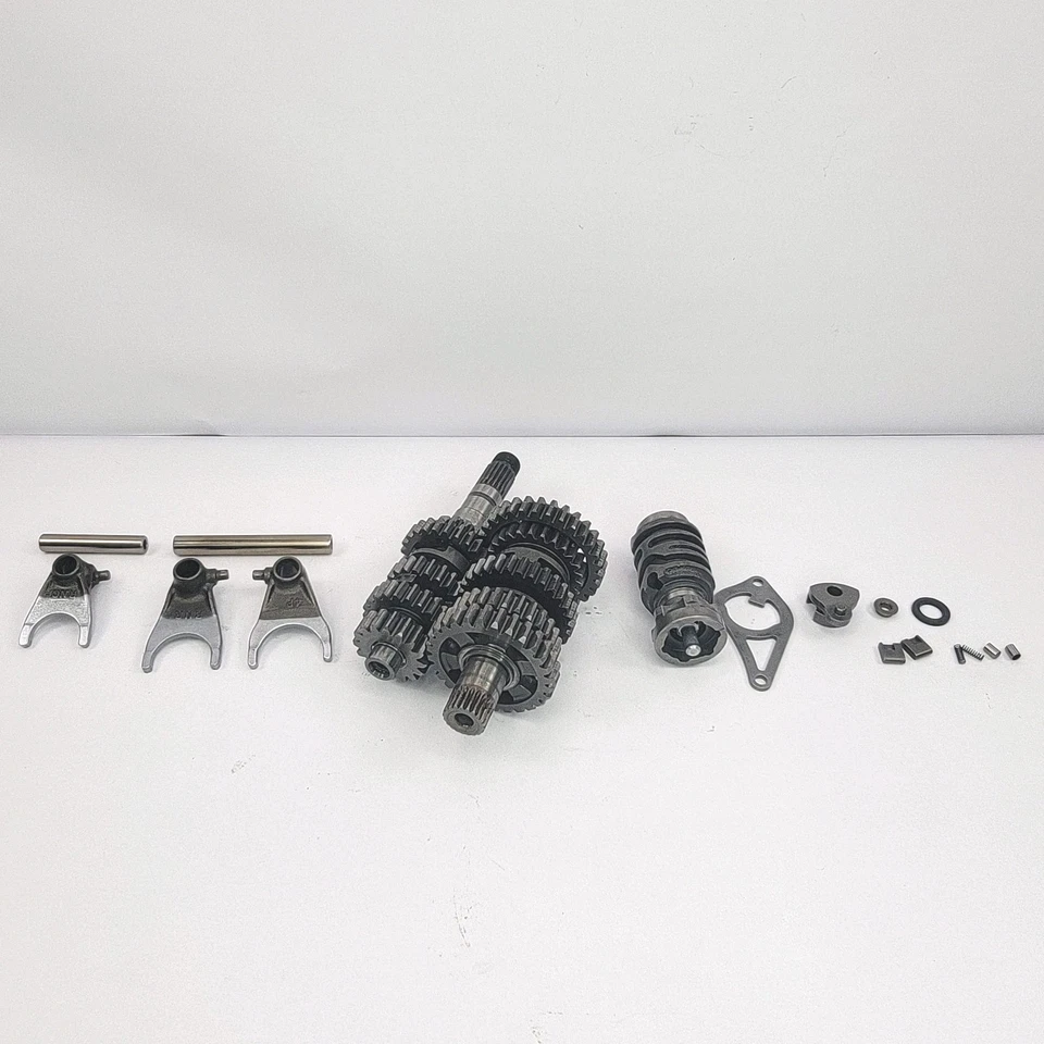 Honda CRF250R CRF 250R 2006 2005-2007 motor transmisión conjunto engranajes horquillas Foto 2 de 4