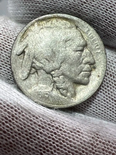 1915 S Full Horn Restored Date Buffalo Nickel - Nice Better Date US Coin!
