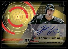 2014 Topps Trajectory Autographs Andrew Lambo Auto Pittsburgh Pirates #TA-AL