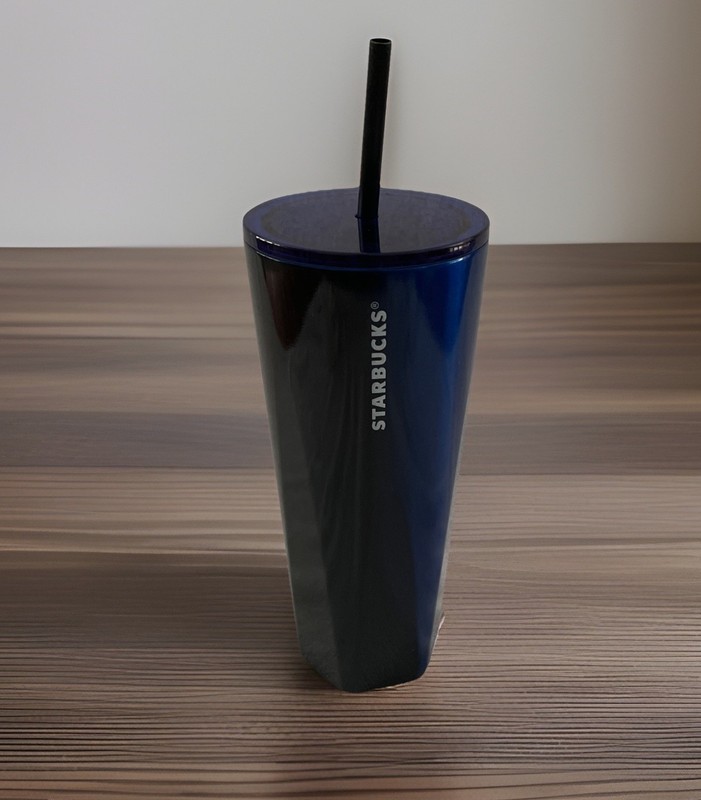 Starbucks 24 oz. Venti Stainless Steel Tumbler Iridescent Black/Blue Ombré