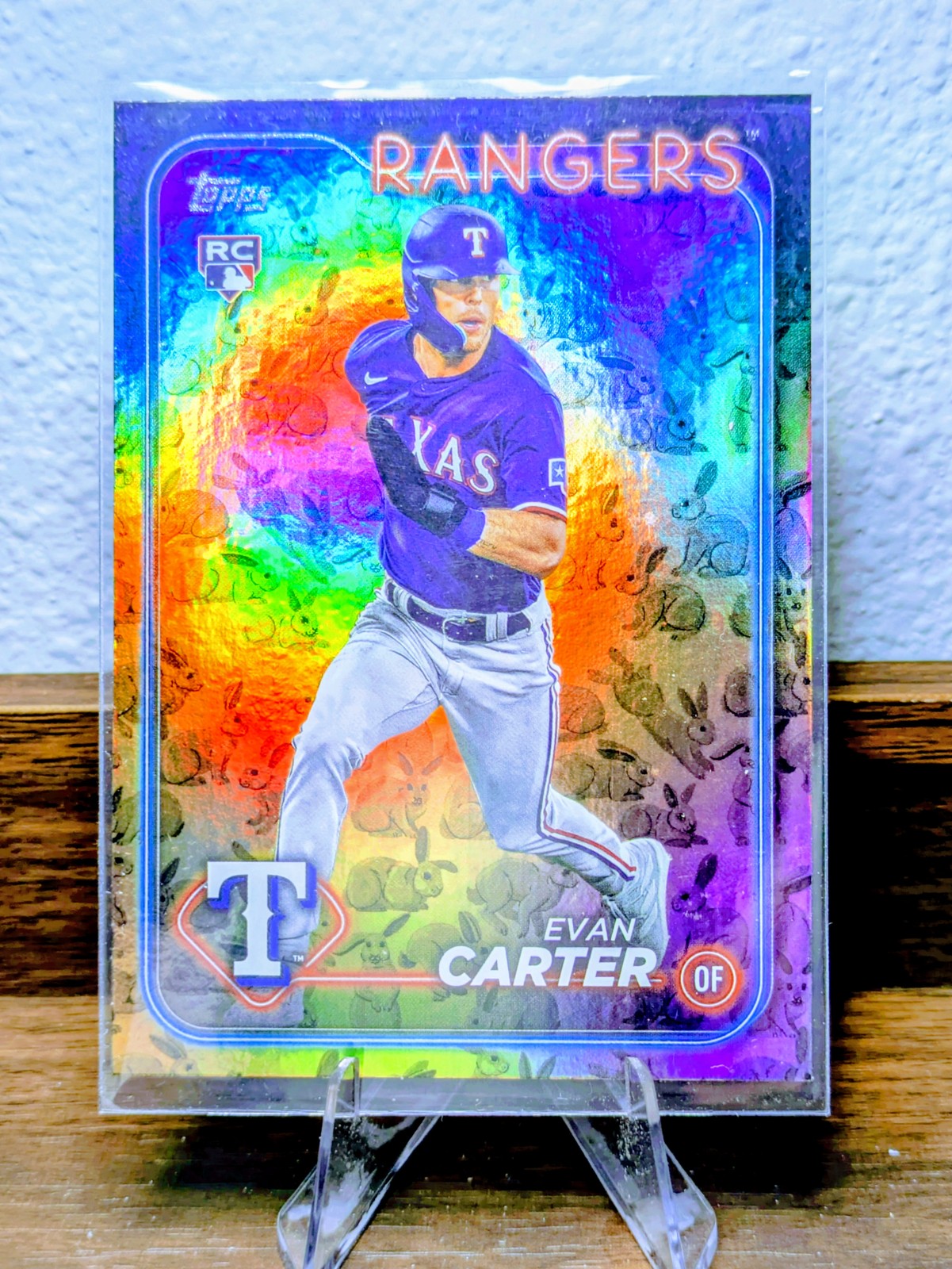 💎 2024 Topps #280 Evan Carter Holiday Rabbits SSP RC FEATURED