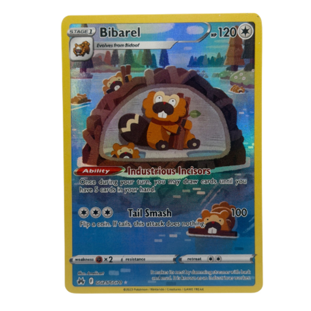 Pokemon TCG: Bibarel GG25/GG70 Crown Zenith Gallery NM