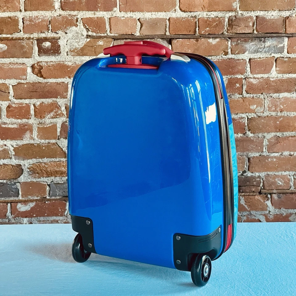 Bioworld Super Mario 16.5 Inch ABS Youth Carry-on Luggage with Trolley Handle - Image 3 of 4
