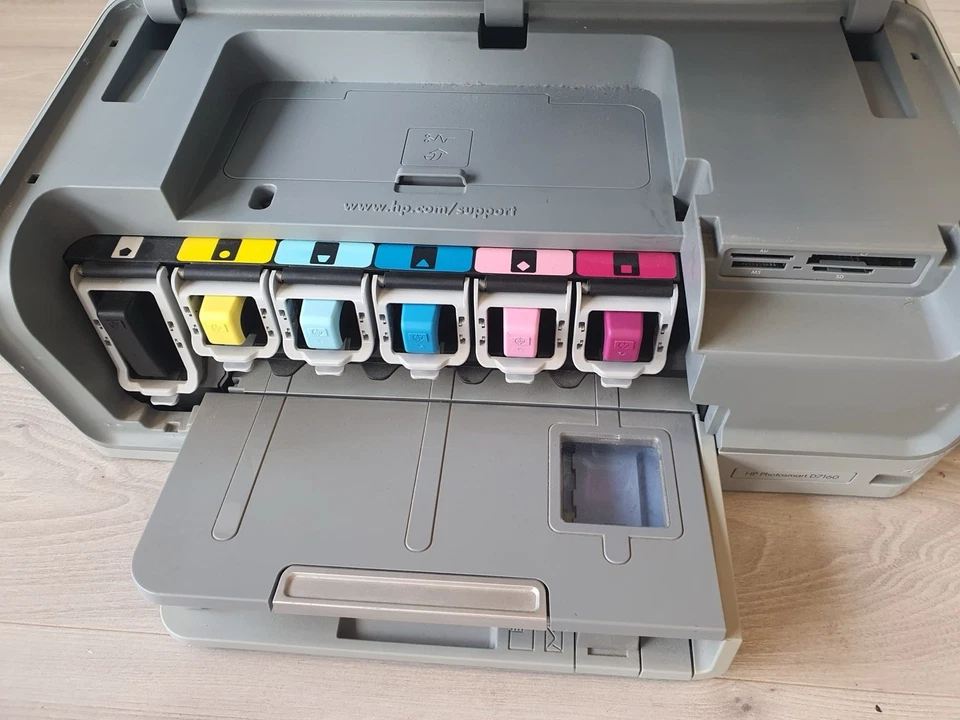 Stampante Hp Vivera Photosmart D7160 Digital Photo Inkjet usata - Immagine 3 di 4