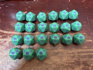 Life Counter ~ TEENAGE MUTANT NINJA TURTLES ~ Purple Die Spindown D20 Donatello