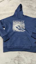 Hurley Boys Size Large Blue Surfy and Enjoy Pullover Hoodie Sweatshirt NWT