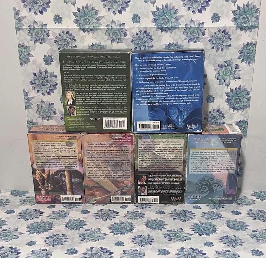 Harry Potter Years 1-6 Audio Books Cassette & CD Set Rowling - Image 2 of 4