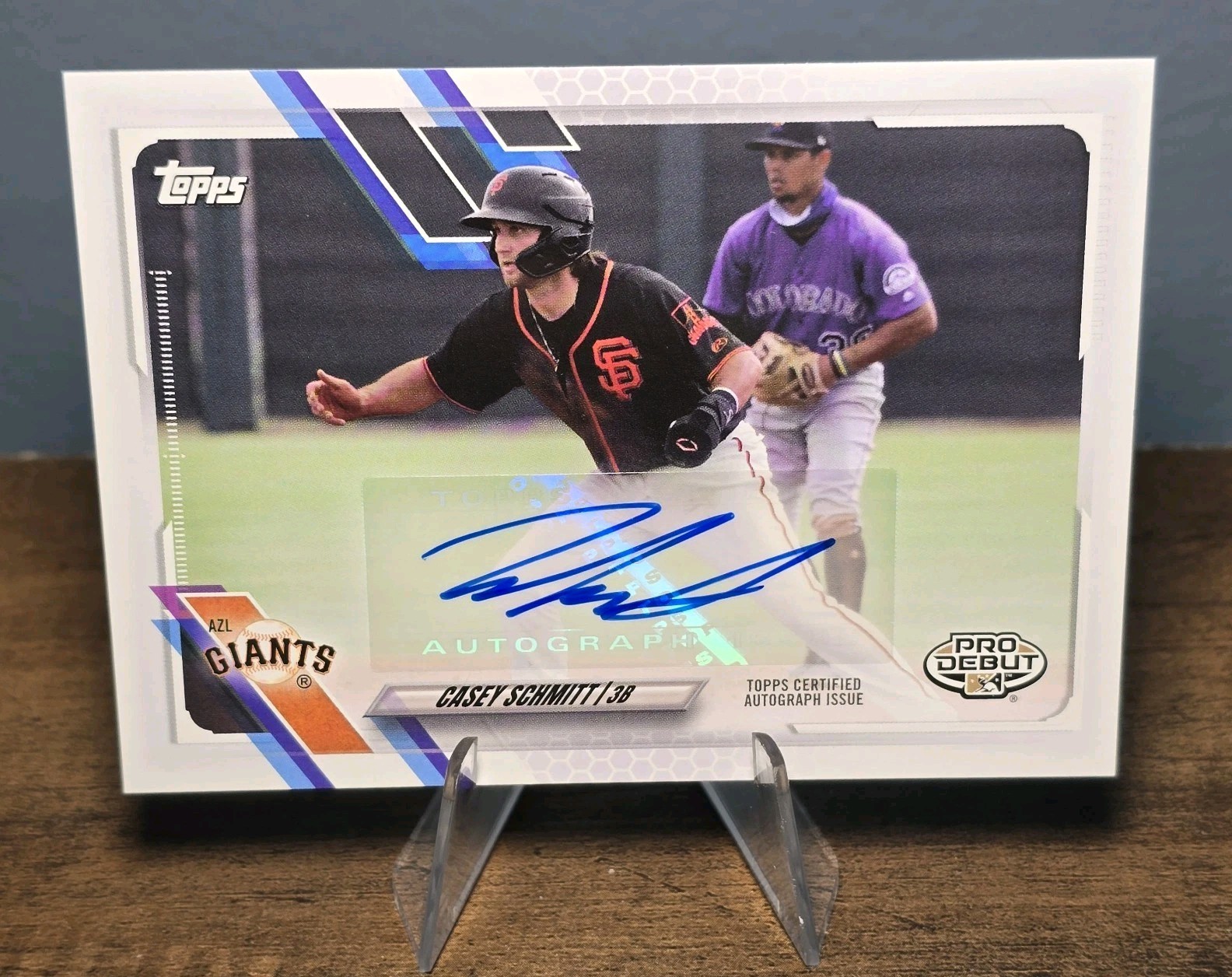 2021 Topps Pro Debut Casey Schmitt Autograph #PD-44 San Francisco Giants