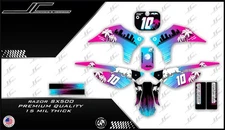 Razor SX500 graphics kit decals THICK AND HIGH GLOSS 