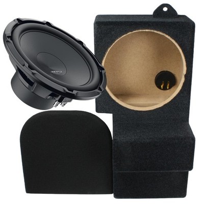 Subwoofer für BMW X5 E53 | Hertz Cento CS 250 S4 25cm Bass + Auto Woofer Gehäuse