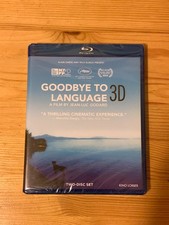 Goodbye to Language 3D Blu-ray Kino Lorber Jean-Luc Godard Brand New