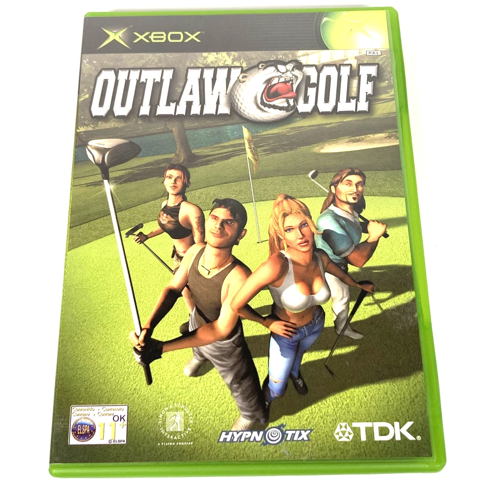Outlaw Golf Microsoft Xbox Original Game (2002) PAL + Manual Complete