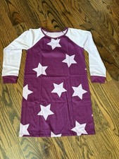 Cat  Jack Girl's Long Sleeve Star Nightgown Size M 7/8  GUC