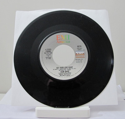 45 RECORD - ALAN DAVID - GET YOUR LOVE RIGHT