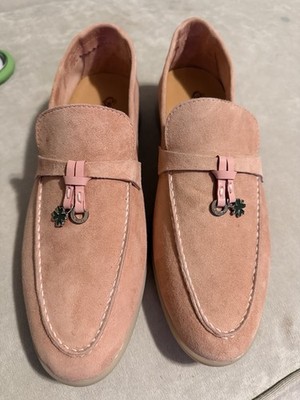Loro Piana summer charms walk loafers shoes size 41 Clover  