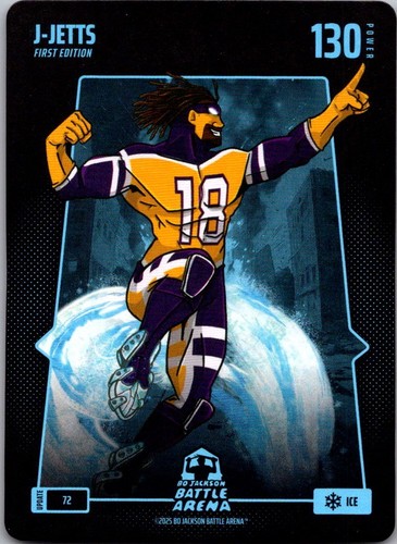 Bo Jackson Battle Arena J-Jetts Justin Jefferson #72 Ice