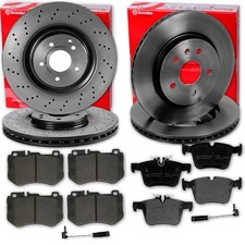 brembo BREMSSCHEIBEN + BEL&Auml;GE VORNE + HINTEN f&uuml;r MERCEDES C-KLASSE S205 A205 205