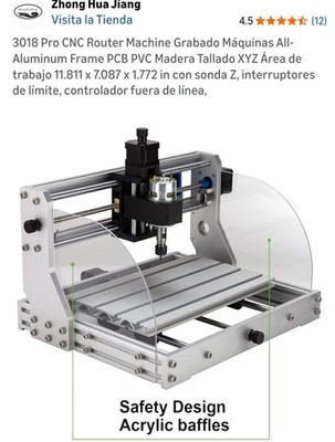 Zhong Hua Jiang 3018 Pro CNC Engraving Machine Aluminum Frame Z Probe Offline