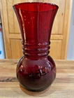Vintage 70's Anchor-Hocking Royal Ruby Red 6-1/4" Bud Vase