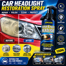100ml Car Headlight Restoration Spray Repair Polish Lens Cleaner UV Protection
