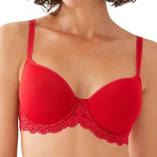 Wacoal Embrace Lace Contour Bra 85319 Lightly Padded Underwire Mid Coverage NWT