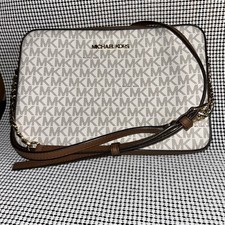 Michael Kors Jet Set Item Large Print East West Crossbody Bag