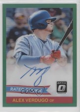2018 Panini Donruss Optic Green Prizm 4/5 Alex Verdugo #84S-AV Auto 2h5