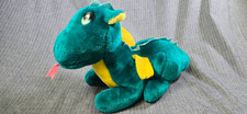 Vintage 1987 Dakin Fun Farm 16" Green Puff The Magic Dragon Plush Toy