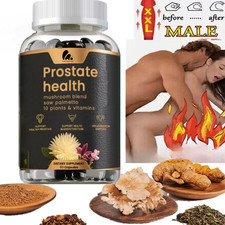 Prostate Health Capsules Support for Men  s Wellness 60pcs Organic Body Care NEW