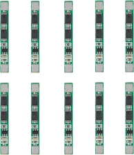 10PCS 1S 3.7V BMS Protection Board – 18650 Li-Ion Charger PCB 4A, 4.2V