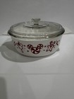 Disney Mickey Mouse Holiday Candy Cane Casserole Dish with Glass Lid — photo 2
