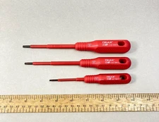 Witte Triax Torx Screwdriver Set 3 Pc T20 T15 T10 Insulated 1000V Germany