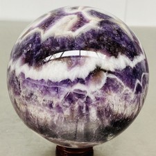 Natural Dream Amethyst Quartz Crystal Sphere Ball Healing 2100G