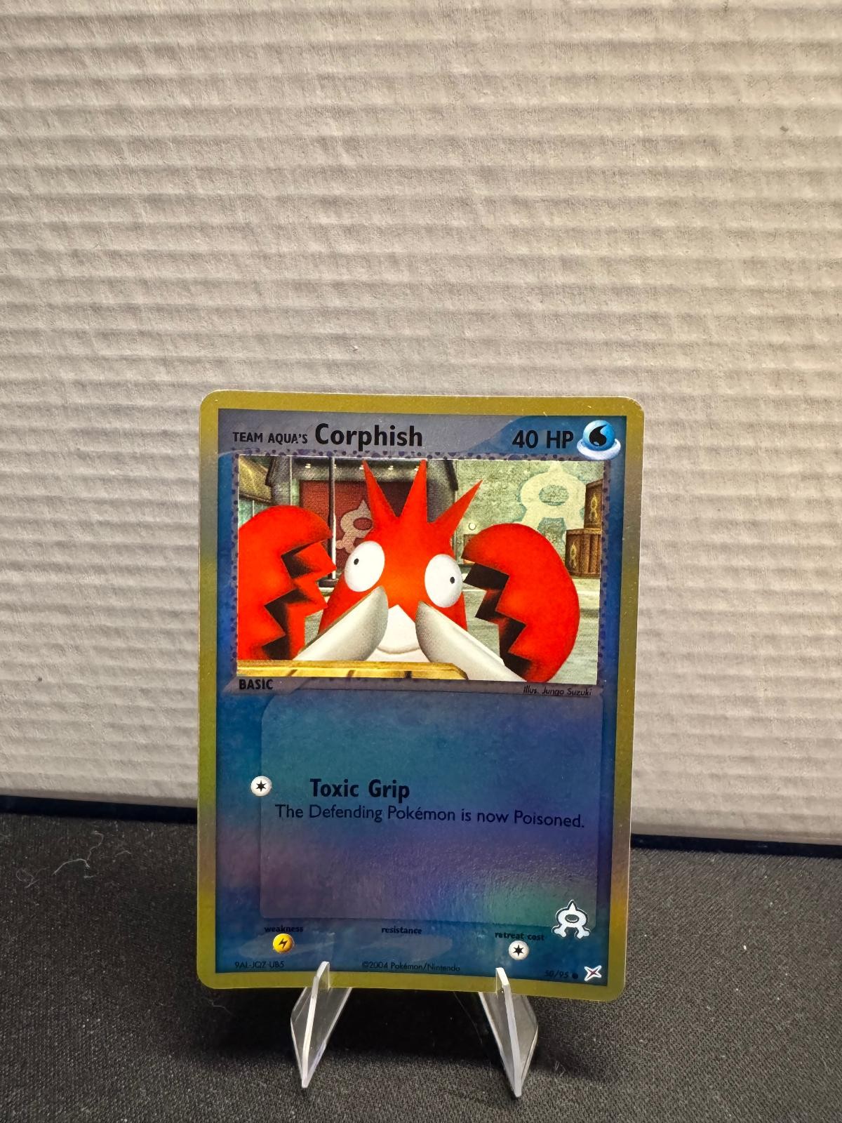 TEAM AQUA'S CORPHISH 50/95 Common Team Magma vs Team Aqua Reverse Holo Pokemon