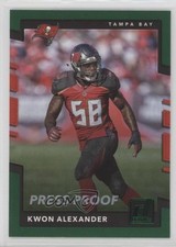 2017 Panini Donruss Press Proof Green Kwon Alexander #49 0nr3
